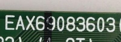 KIT DE TARETAS PARA TV LG / MAIN EBU65841709 / EAX69083603 / 0E1L004H-0004 / XU04A1A43M / FUENTE EAY65769221 / EAX69057001 / LGP50T-20U1 / 65769221 / PANEL NC500DQG-VXHX5 / MODELO 50UN6950ZUF.BUSJLJM - Imagen 5